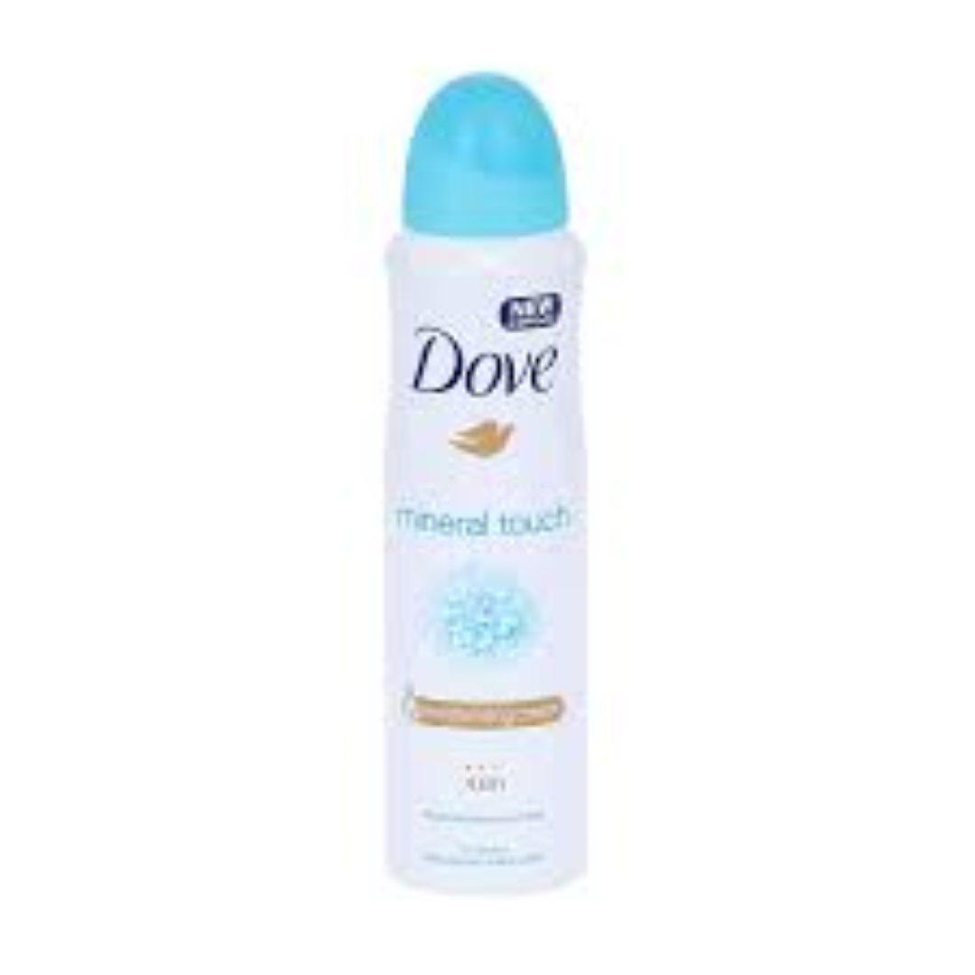 DOVE ANT/PERS SPRAY MINERAL TOUCH 150ML